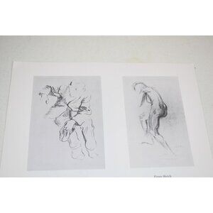 KATHE KOLLWITZ Figure Study Man Figure Sketch Three Studies Print 92382 Kaethe
